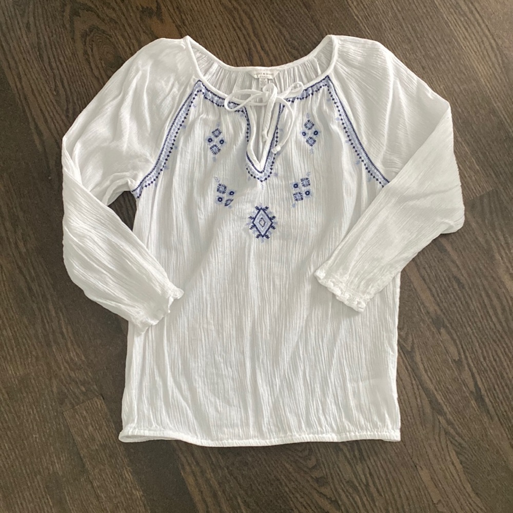 Lucky Brand gauze top